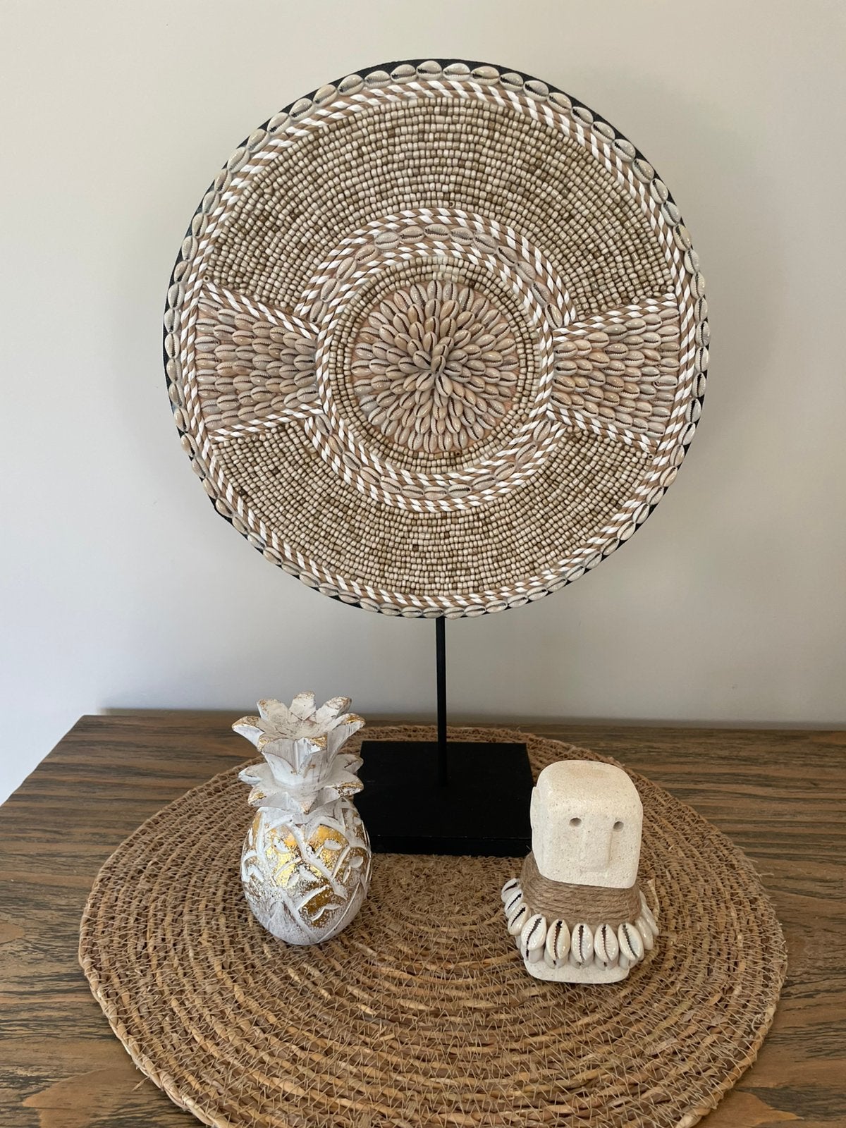 Nieuw schelpen kralen ornament op standaard, Ophalen of Verzenden, Nieuw