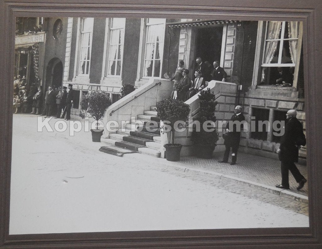 Arnhem 1912 foto Gouverneurshuis Markt Huis van Anderlecht, Gebruikt, Verzenden, Foto, Gebouw