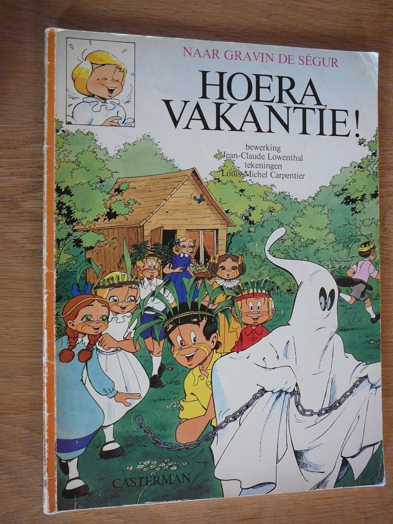 Hoera, vakantie! naar gravin de segur, Eén stripboek, Ophalen of Verzenden