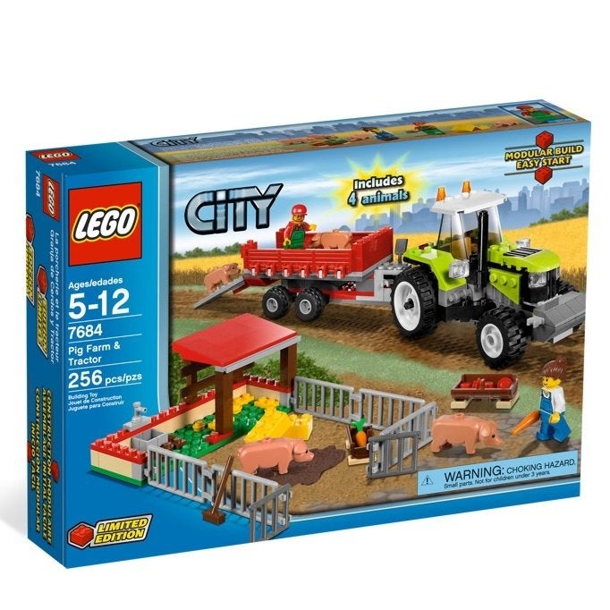 LEGO City 7684: Varkensboerderij en Tractor * 't LEGOhuis *, Lego, Nieuw, Ophalen of Verzenden, X