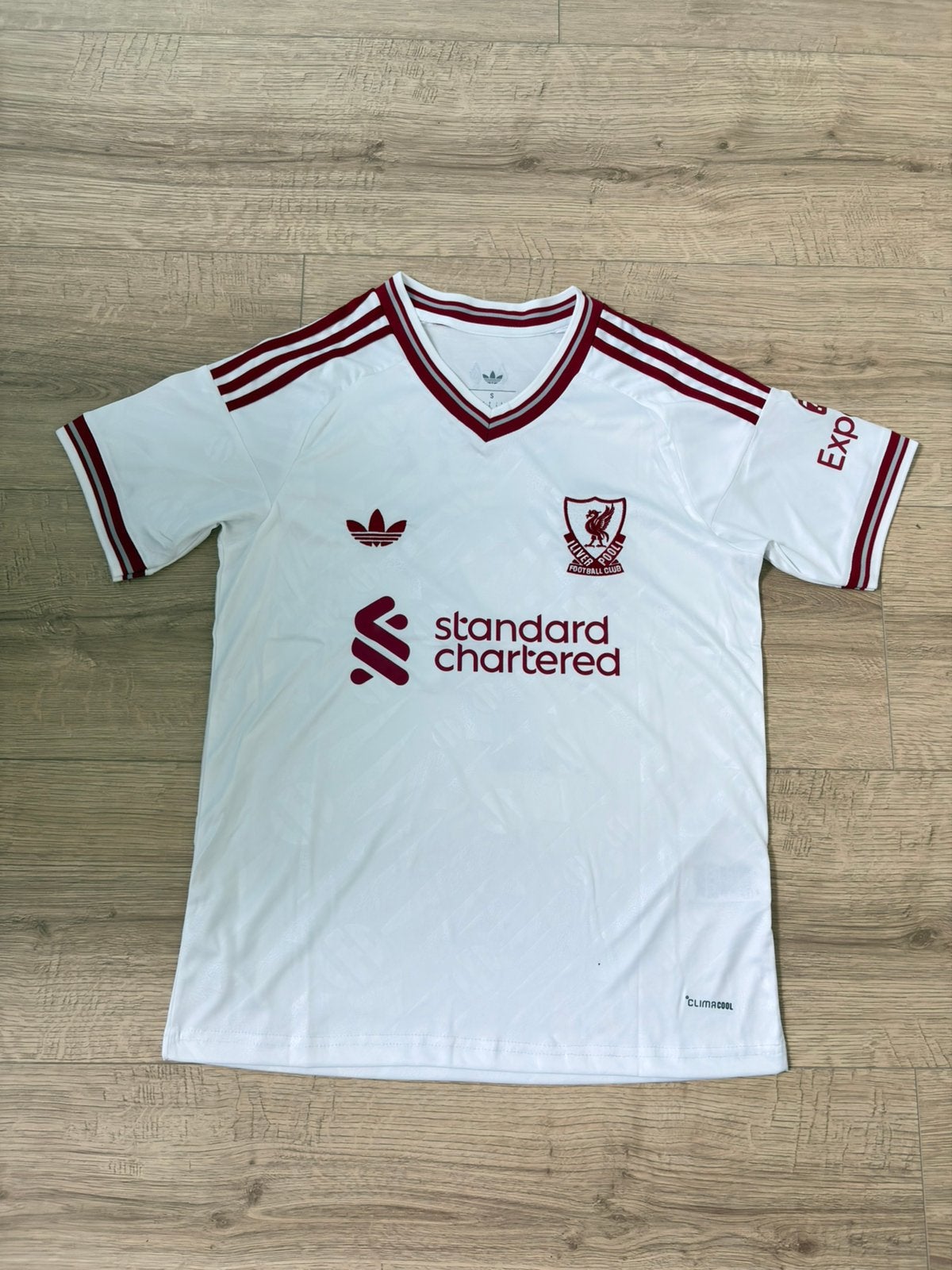 Liverpool uitshirt - Virgil #4, Sport en Fitness, Voetbal, Maat M, Verzenden, Nieuw, Shirt