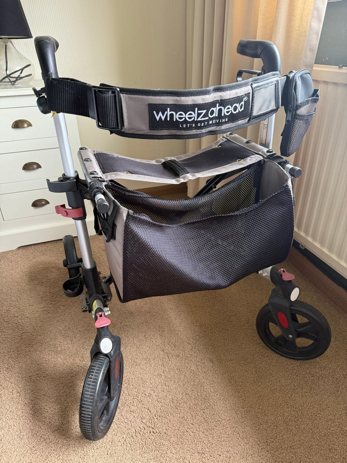 Rollator Wheelz ahead, Ophalen of Verzenden, Opvouwbaar