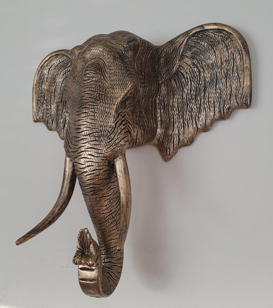 olifant hoofd XXL 100 x 100 cm., Ophalen, Overige typen, Zo goed als nieuw, 75 tot 100 cm