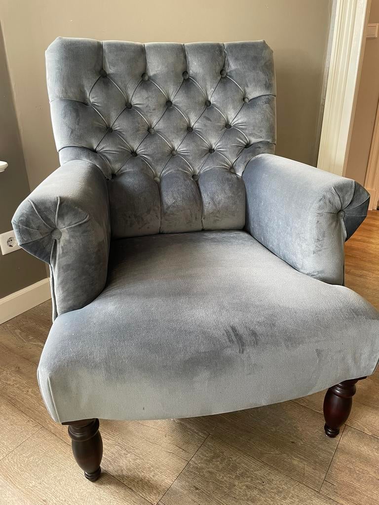Landelijke fauteuil, Ophalen, Overige materialen, Minder dan 75 cm, Zo goed als nieuw