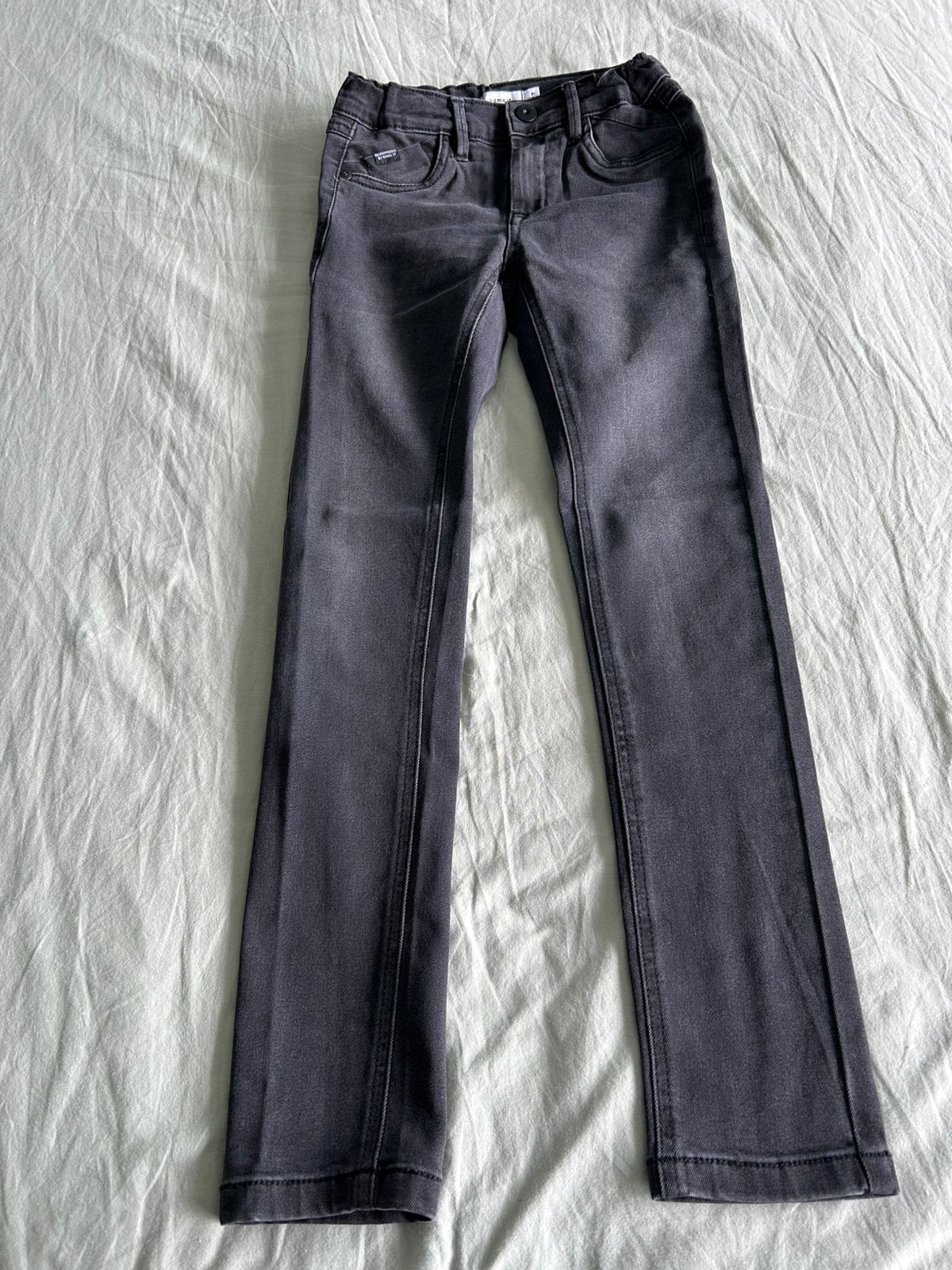 Zwarte Skinny Jeans van Name It maat 134, Ophalen of Verzenden, Zo goed als nieuw, Jongen, Broek