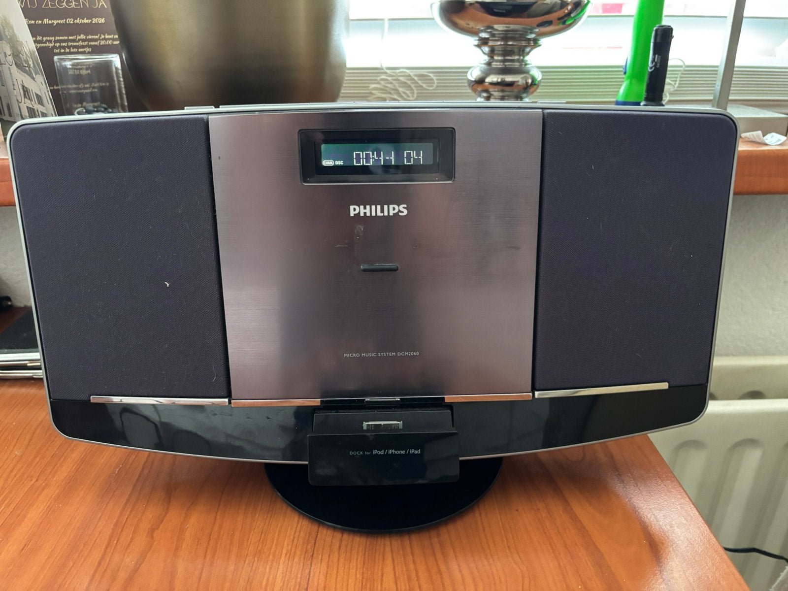 Philips DCM 2060 met afstandsbediening. Zeer goed geluid., Ophalen, Zo goed als nieuw