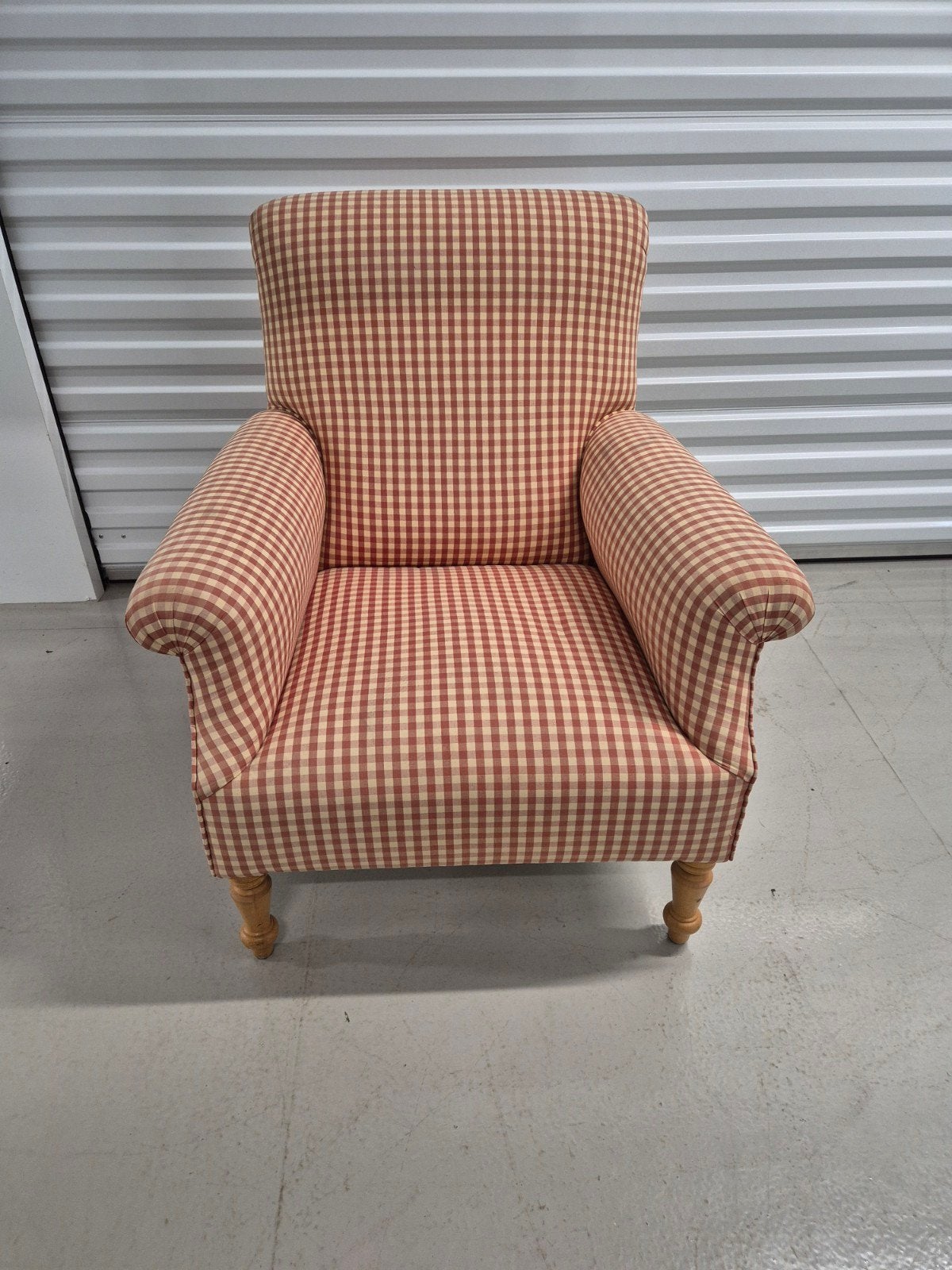 Mooi grote fauteuil, Ophalen, Hout, Gebruikt, 75 tot 100 cm