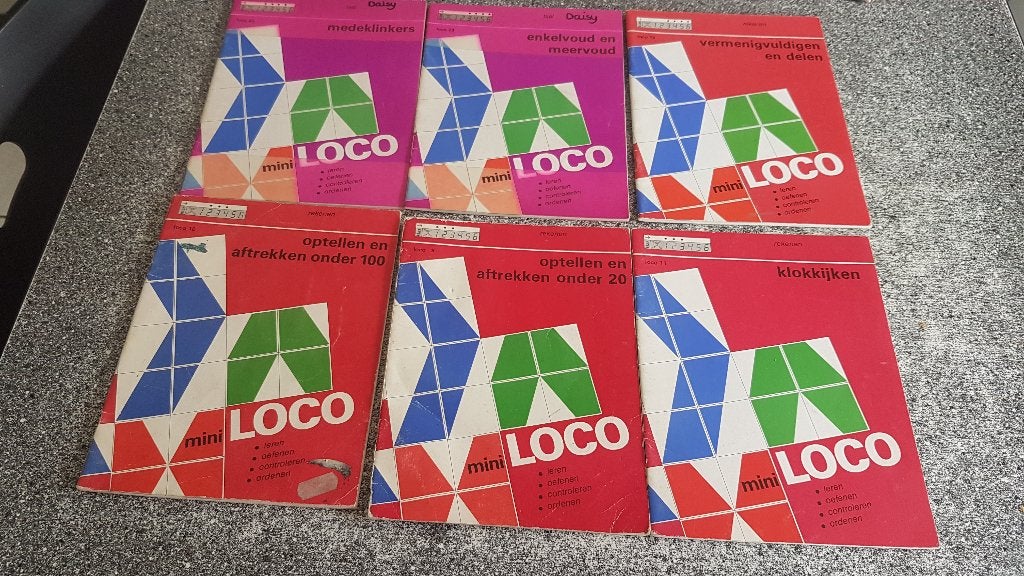 6 mini loco boekjes taal en rekenen samen 10 euro, Kinderen en Baby's, Speelgoed | Educatief en Creatief, Ophalen of Verzenden