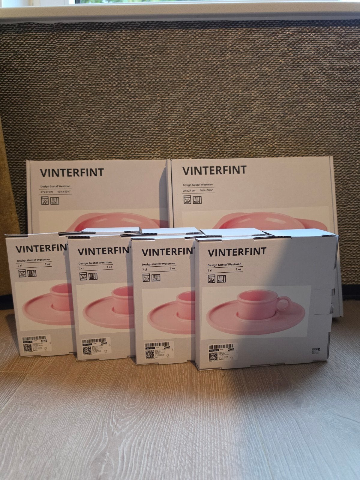 IKEA Vinterfint Gustaf Westman roze servies set, Ophalen of Verzenden, Nieuw, IKEA