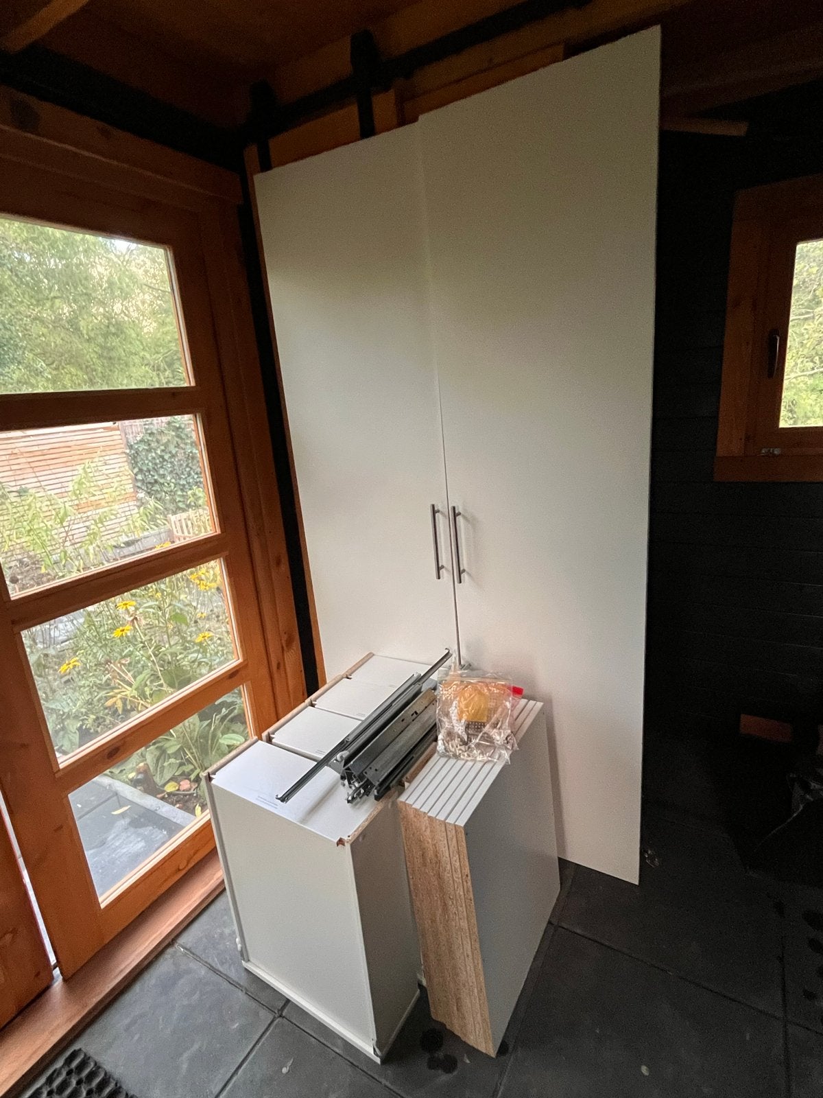 IKEA PAX / KOMPLEMENT – 4 lades, 8 planken en 2 deuren, Ophalen, Minder dan 50 cm, Gebruikt, Met lade(s)