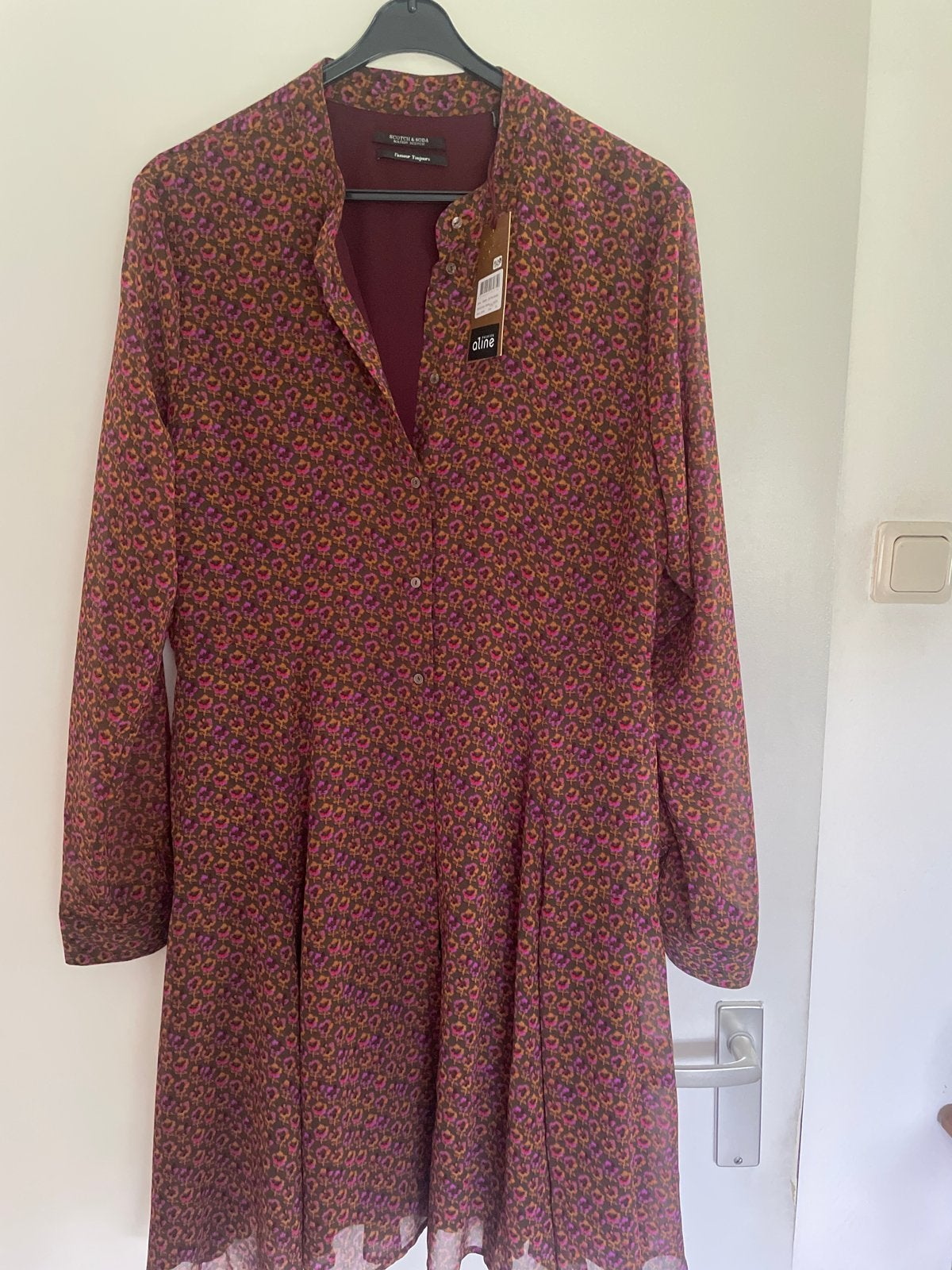 Scotch & Soda Maison Scotch Jurk nieuw Bloemenprint XL, Meerkleurig, Maat 46/48 (XL) of groter, Nieuw, Ophalen of Verzenden