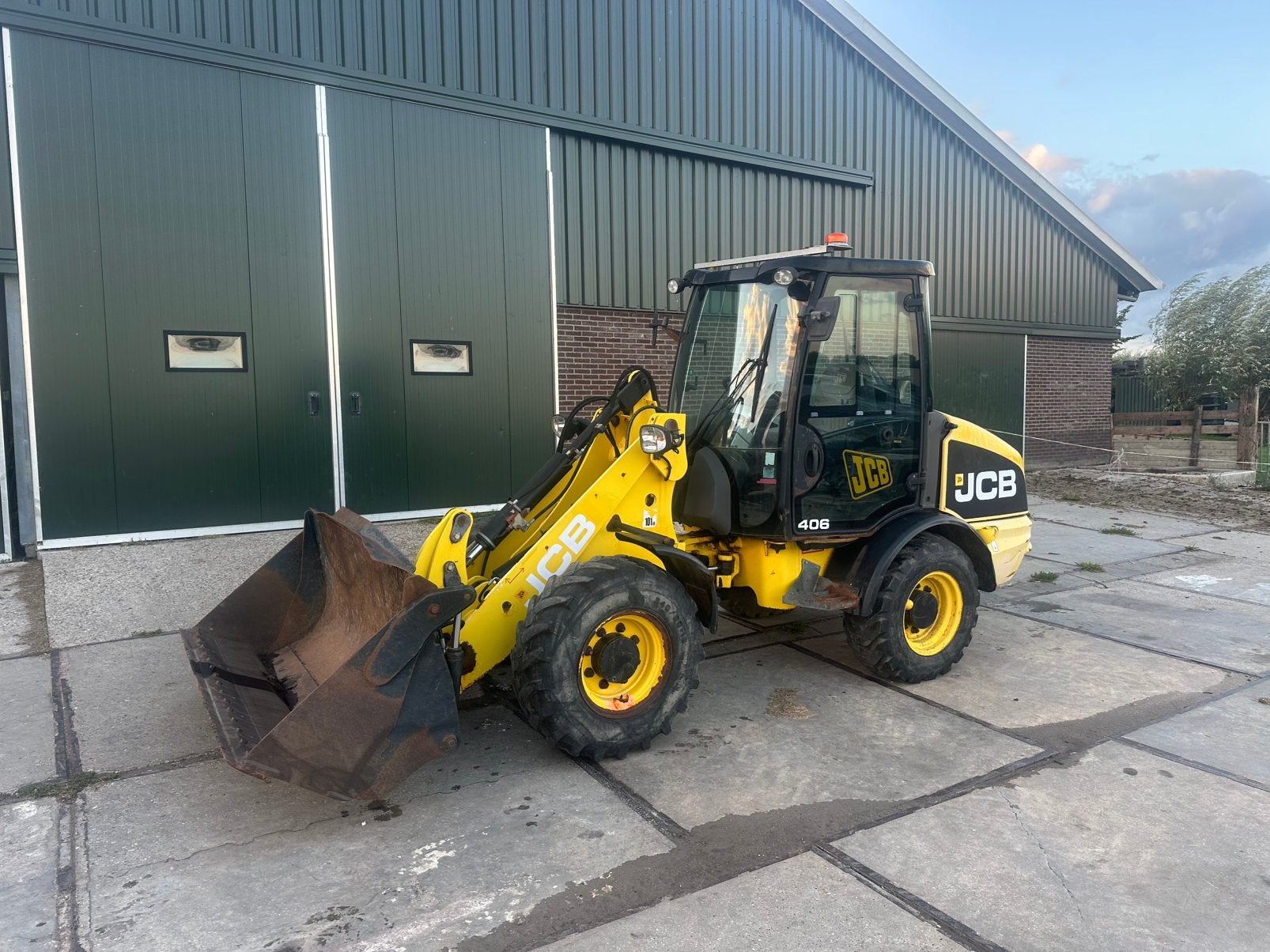 Jcb 406 shovel loader, Ophalen of Verzenden