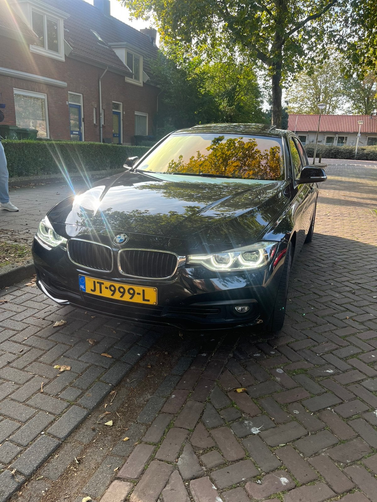 BMW 3-Serie 318i 136pk Aut 2016 Zwart, Automaat, Zwart, Origineel Nederlands, 75 €/maand
