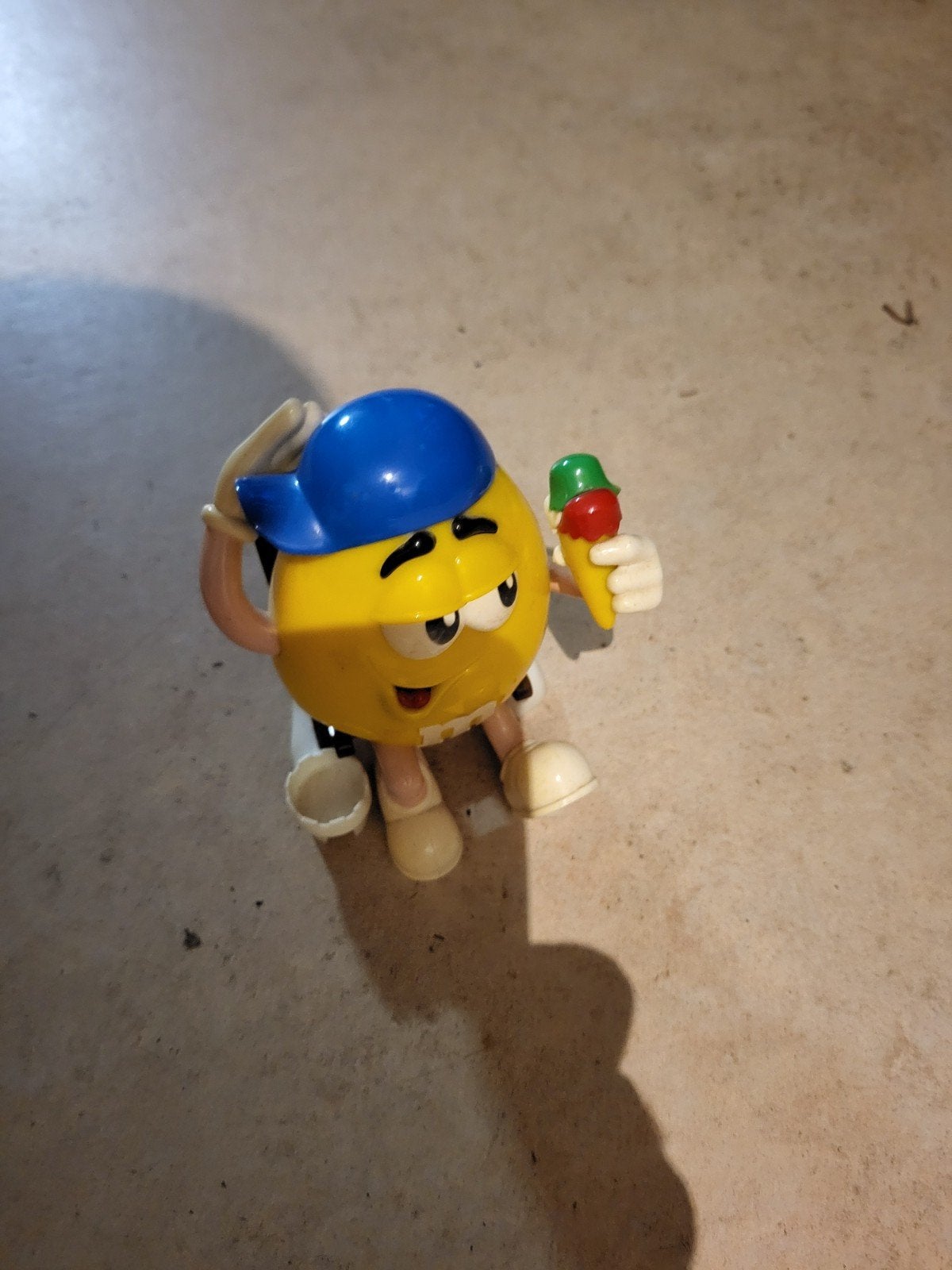 M&M's automaat - Gele M&M met ijsje, Verzamelen, Ophalen, Gebruikt