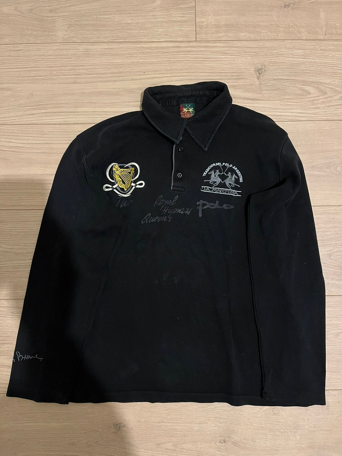 La Martina longsleeve maat XL, Ophalen of Verzenden, Zo goed als nieuw, Maat 56/58 (XL), Zwart