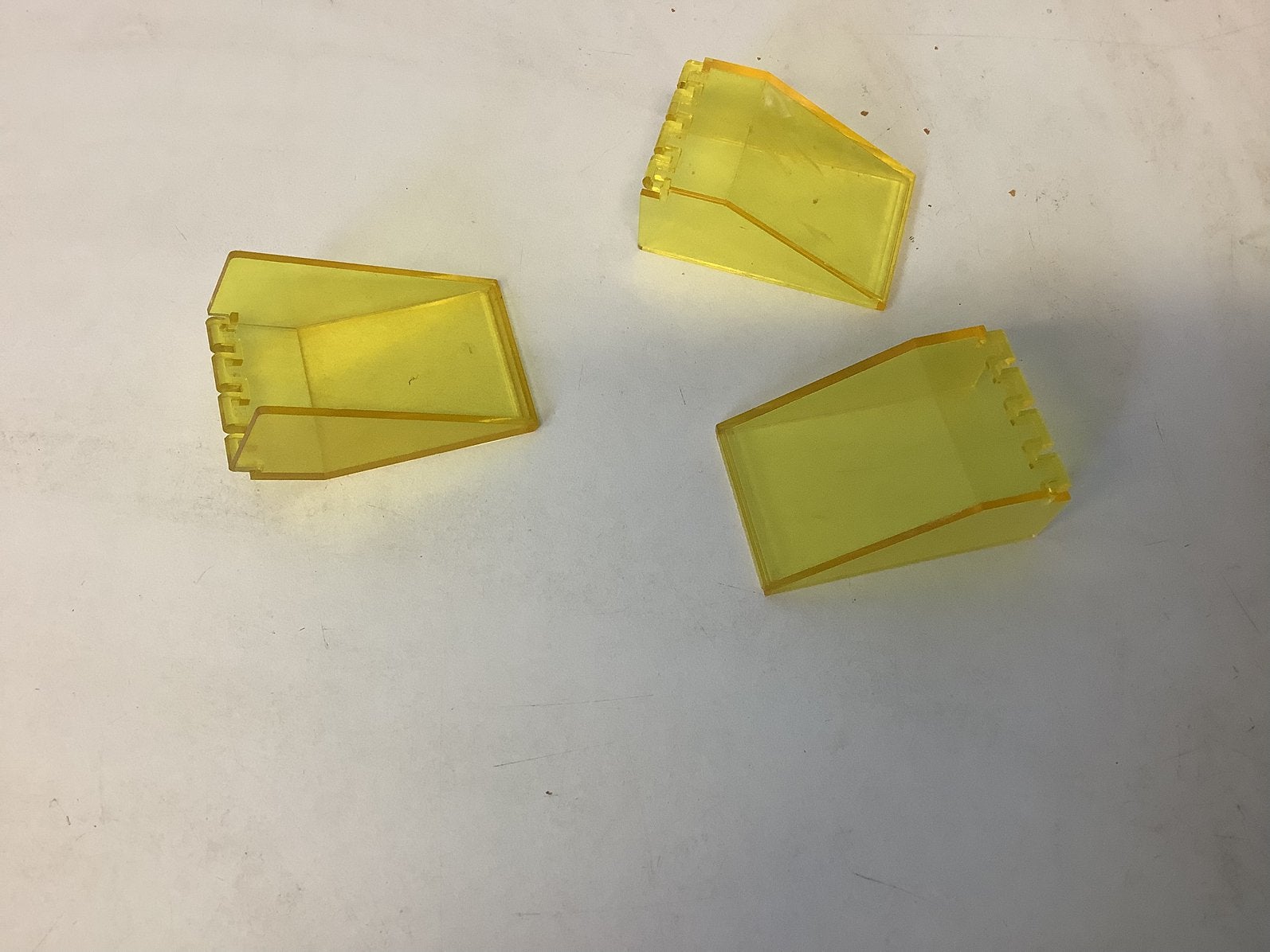 Lego voorruit 6x4x2 luifel transparant geel (3), Kinderen en Baby's, Speelgoed | Duplo en Lego, Ophalen of Verzenden, Gebruikt