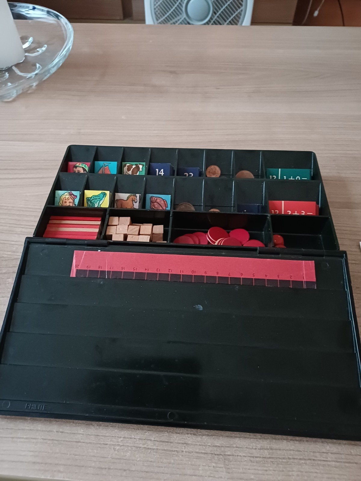 Malmbergs Rekendoos Jaren '50 - Vintage Educatief Speelgoed, Ophalen of Verzenden, Gebruikt, Rekenen