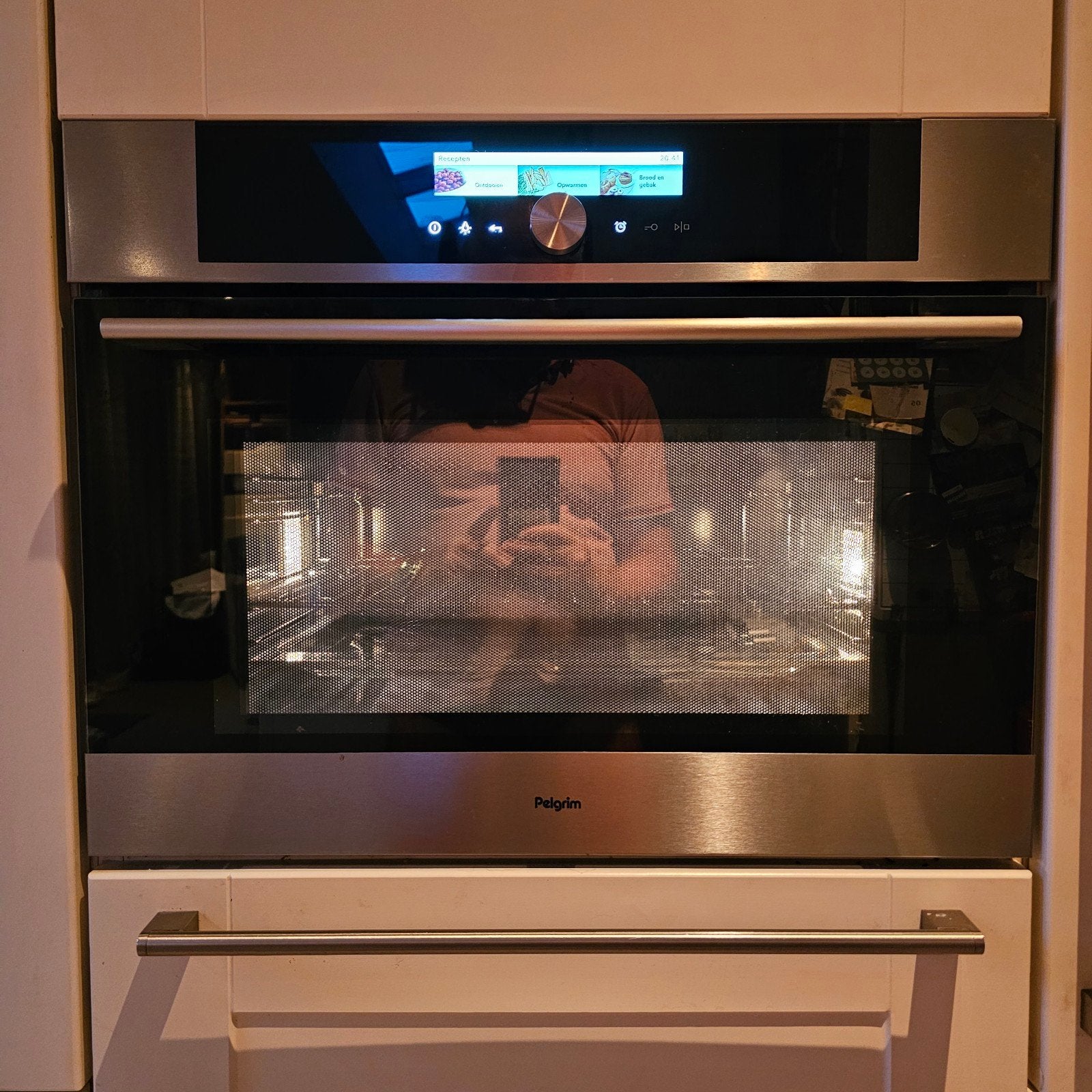Pelgrim combi oven/magentron, Witgoed en Apparatuur, Ovens, Ophalen, Gebruikt, Combi-oven, Inbouw