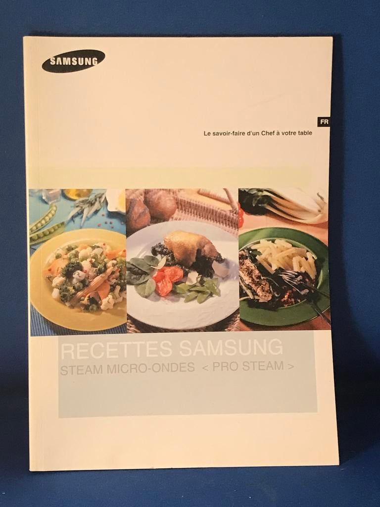 Samsung Receptenboek - Stoom Magnetron Pro Steam, Boeken, Ophalen, Hoofdgerechten, Zo goed als nieuw, Gezond koken