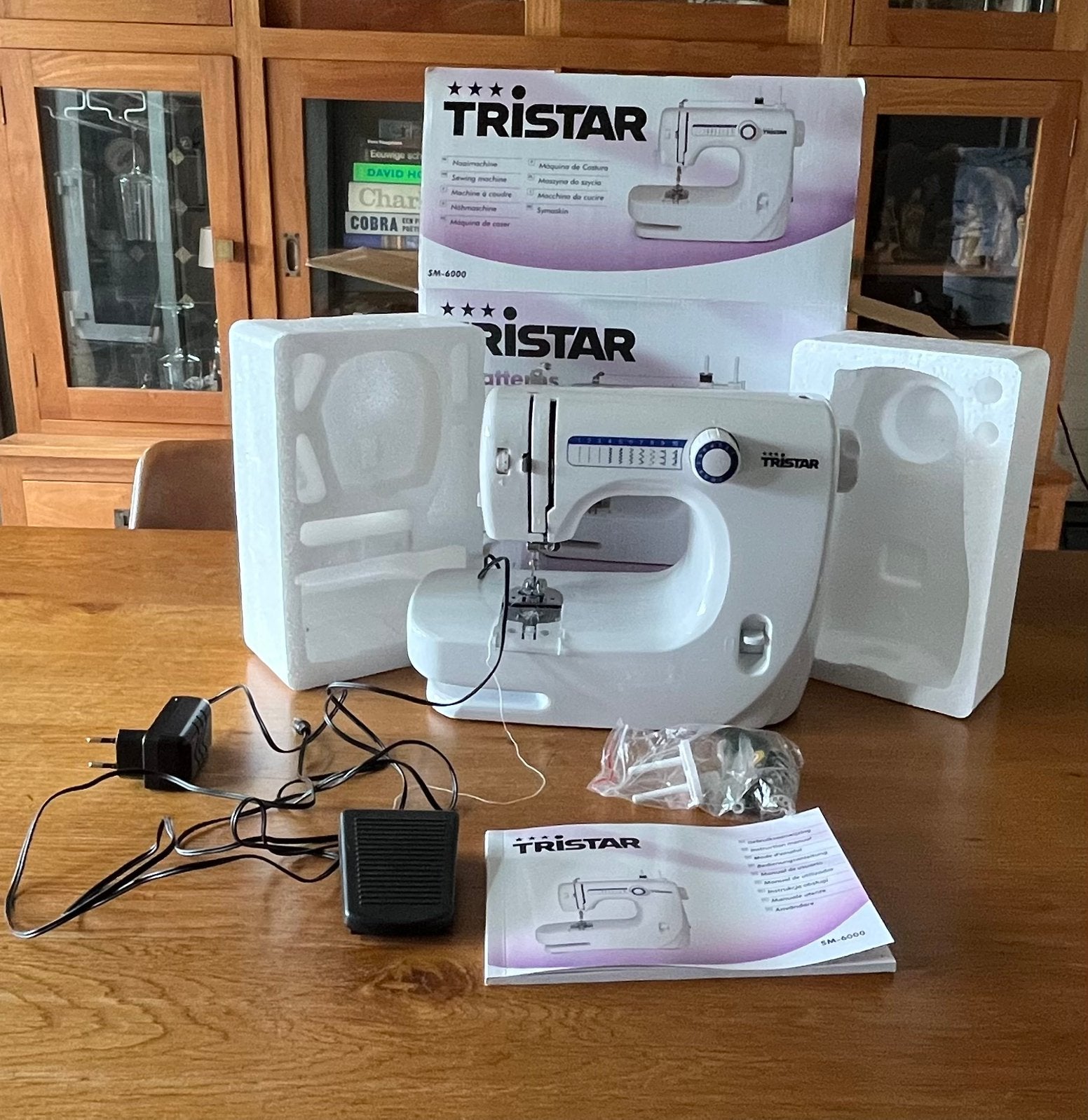 Kinder naaimachine tristar sm 6000, Ophalen of Verzenden, Zo goed als nieuw, Naaimachine, Overige merken