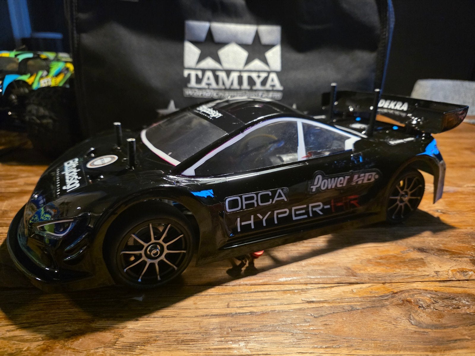 Tamiya TT-02 met hop-ups, kap en Tamiya Cup certificaat, Elektro, Gebruikt, Ophalen of Verzenden, Schaal 1:10