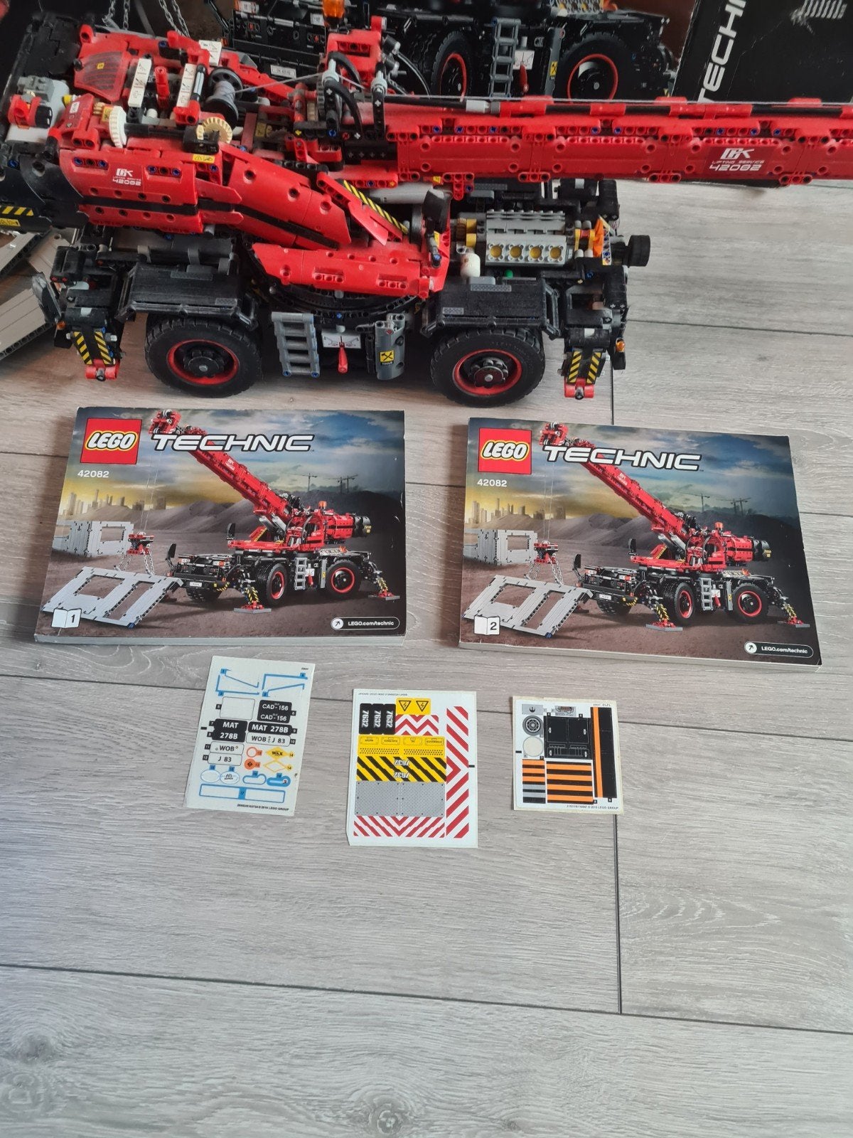 Lego Technic Kraan 42082 - Rough Terrain Kraan, Ophalen, Compleet, Lego, Zo goed als nieuw