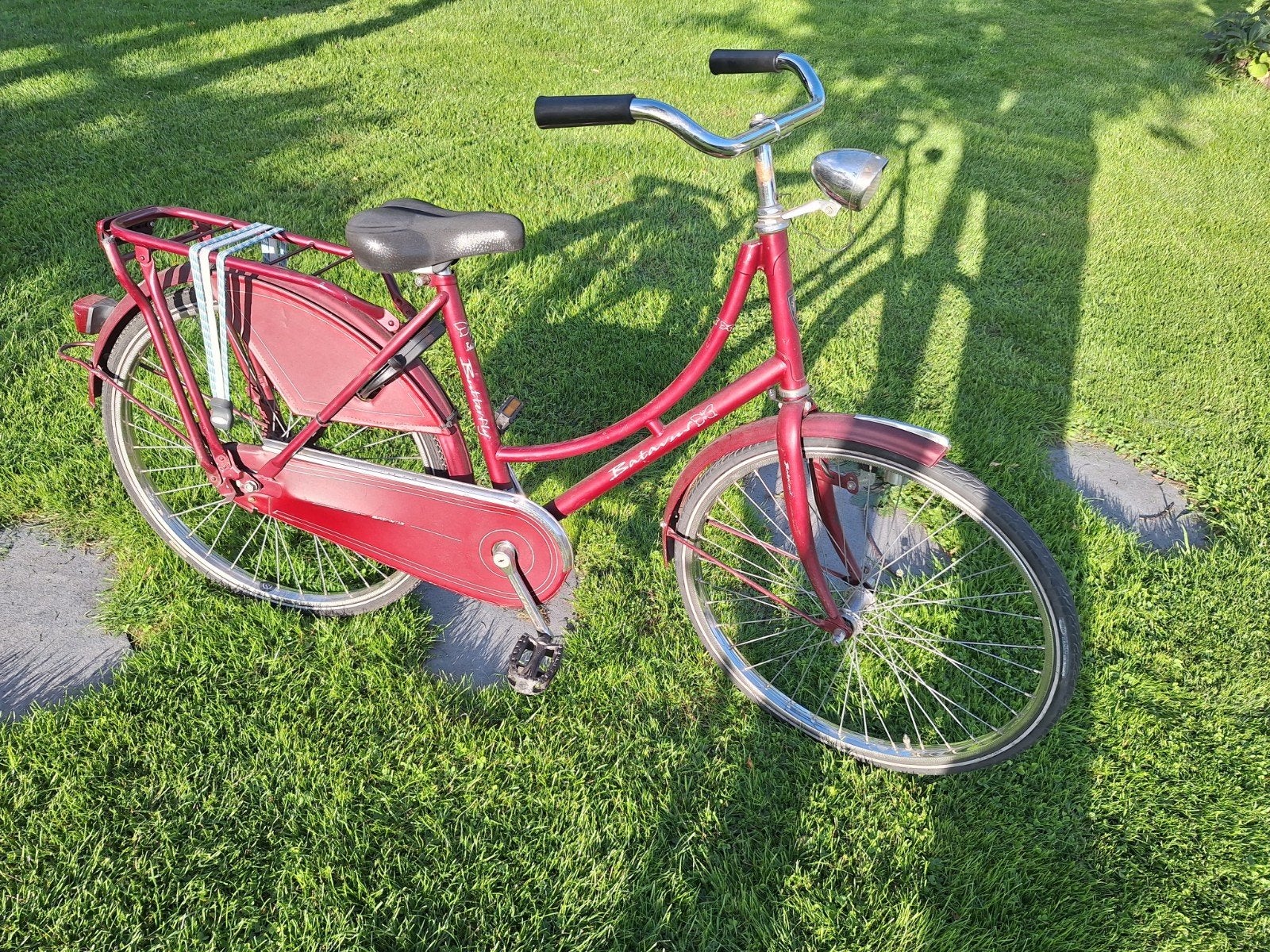 Rode meiden fiets Batavus Butterfly 24 inch - nette staat, Fietsen en Brommers, Ophalen, Terugtraprem, Gebruikt, Batavus