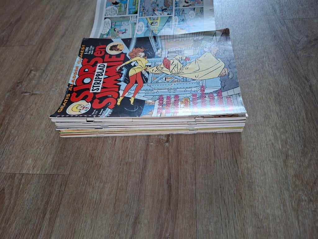 Sjors en Sjimmie stripbladen jaargang 1994, Boeken, Stripboeken, Meerdere stripboeken, Ophalen of Verzenden, Gelezen