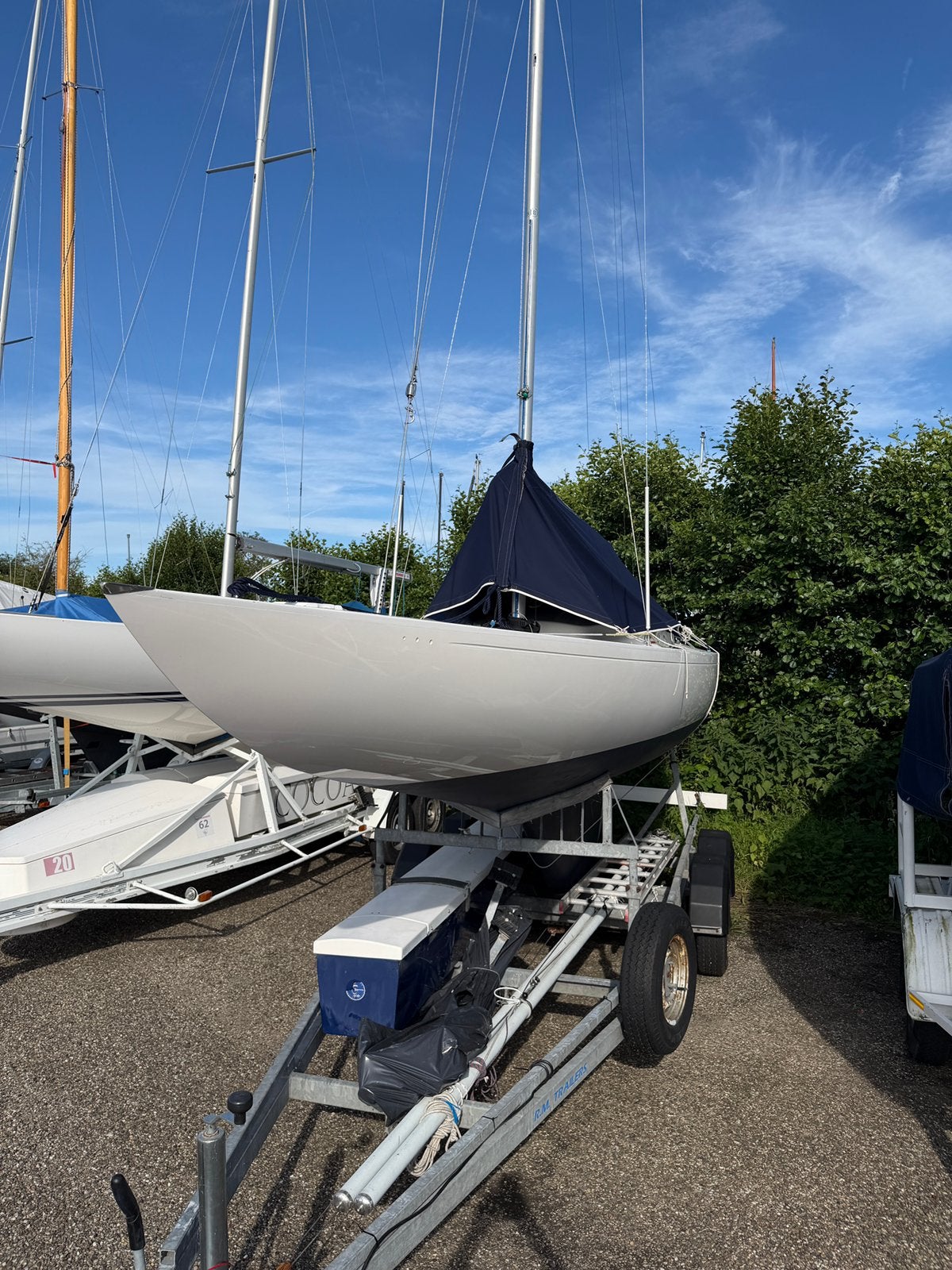 BORRESEN DRAAK NED 232 – Klassieke schoonheid in topconditie, Watersport en Boten, Open zeilboten, Ophalen of Verzenden, Zo goed als nieuw