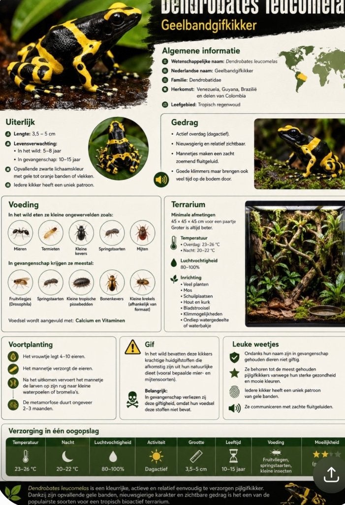 Labels/informatiekaartjes reptielen/amfibieën, Dieren en Toebehoren, Ophalen of Verzenden, Nieuw, Terrarium of Paludarium