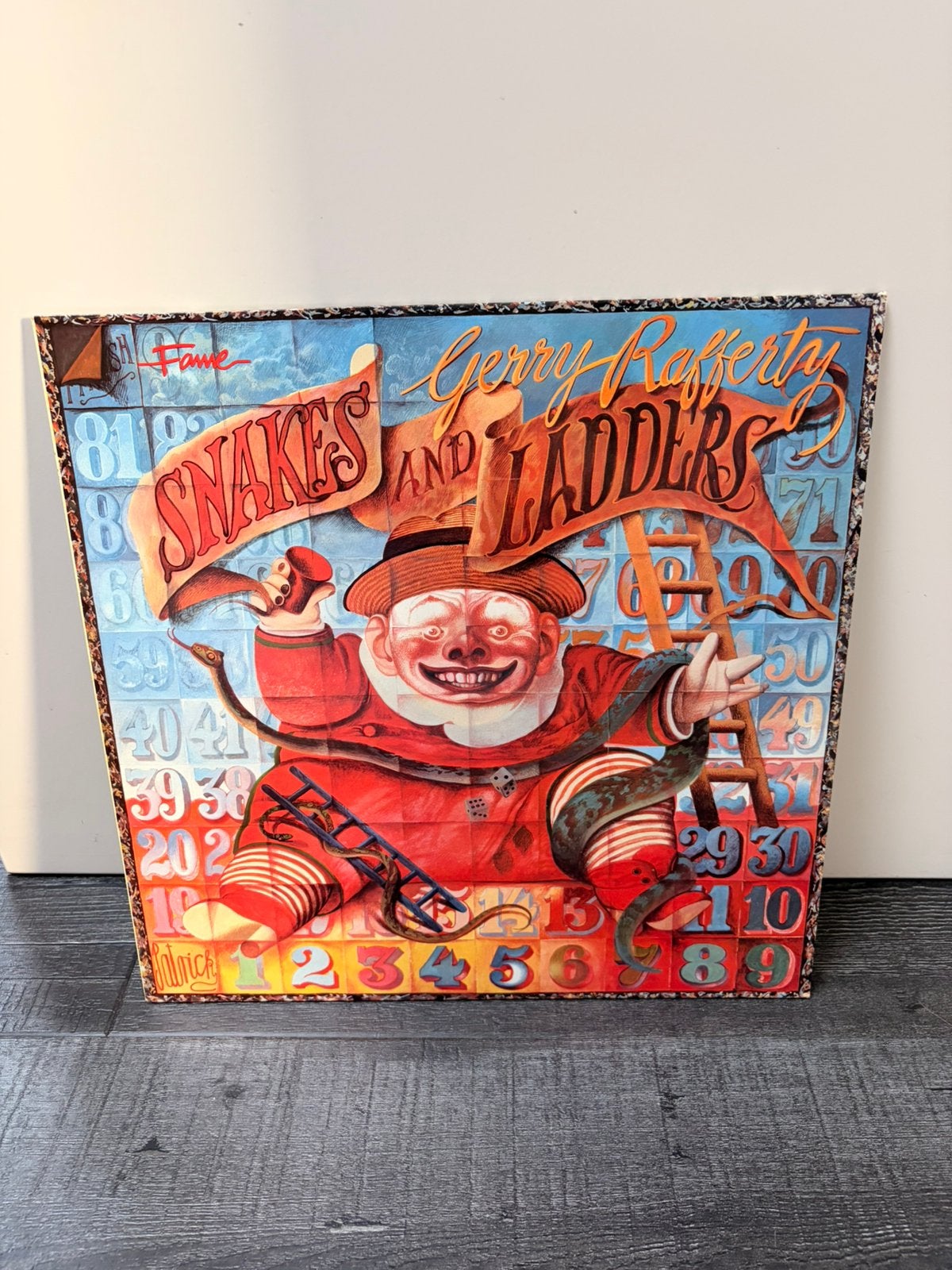 gerry rafferty - snakes and ladders LP 1980 Germany, Cd's en Dvd's, LP, Ophalen of Verzenden, Zo goed als nieuw, Inclusief binnenhoes
