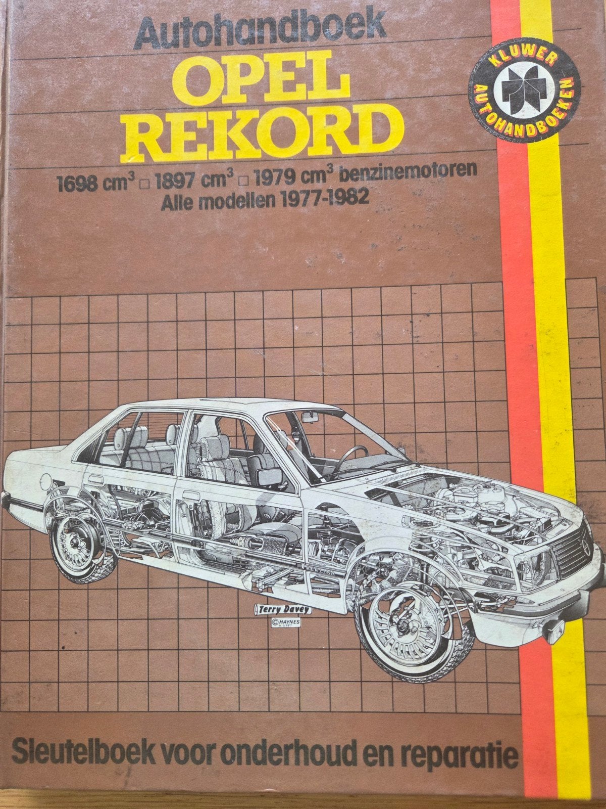 opel rekord handwerkplaatsboek., Ophalen