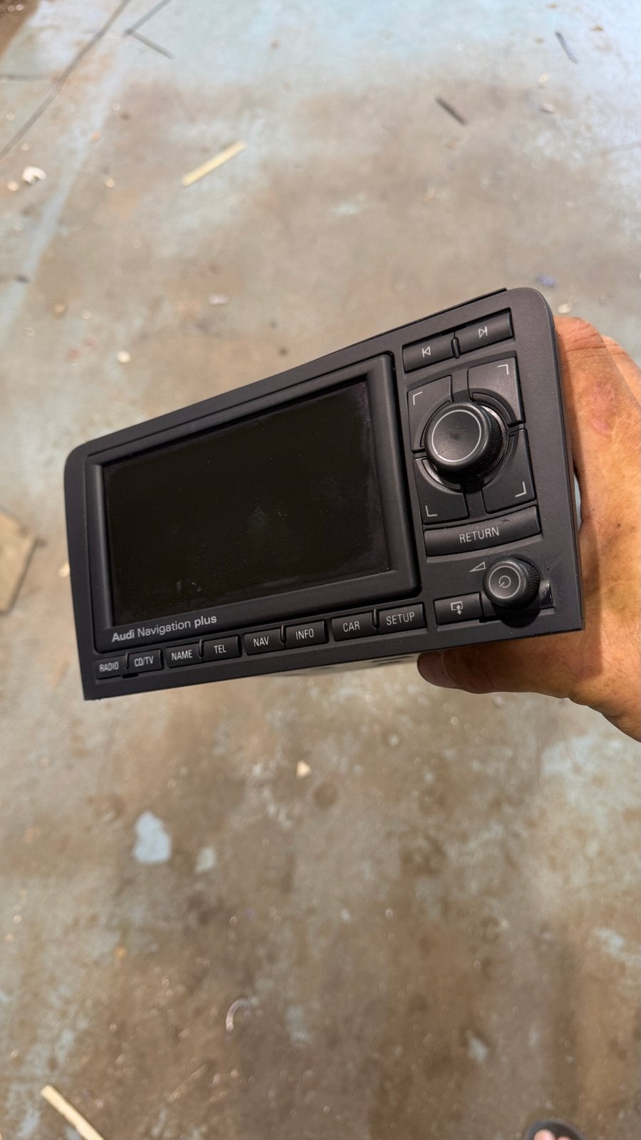 Audi A3 Radio Navigatie Plus RNS-E 8P0 035 192 L, Auto diversen, Autoradio's, Ophalen of Verzenden, Gebruikt