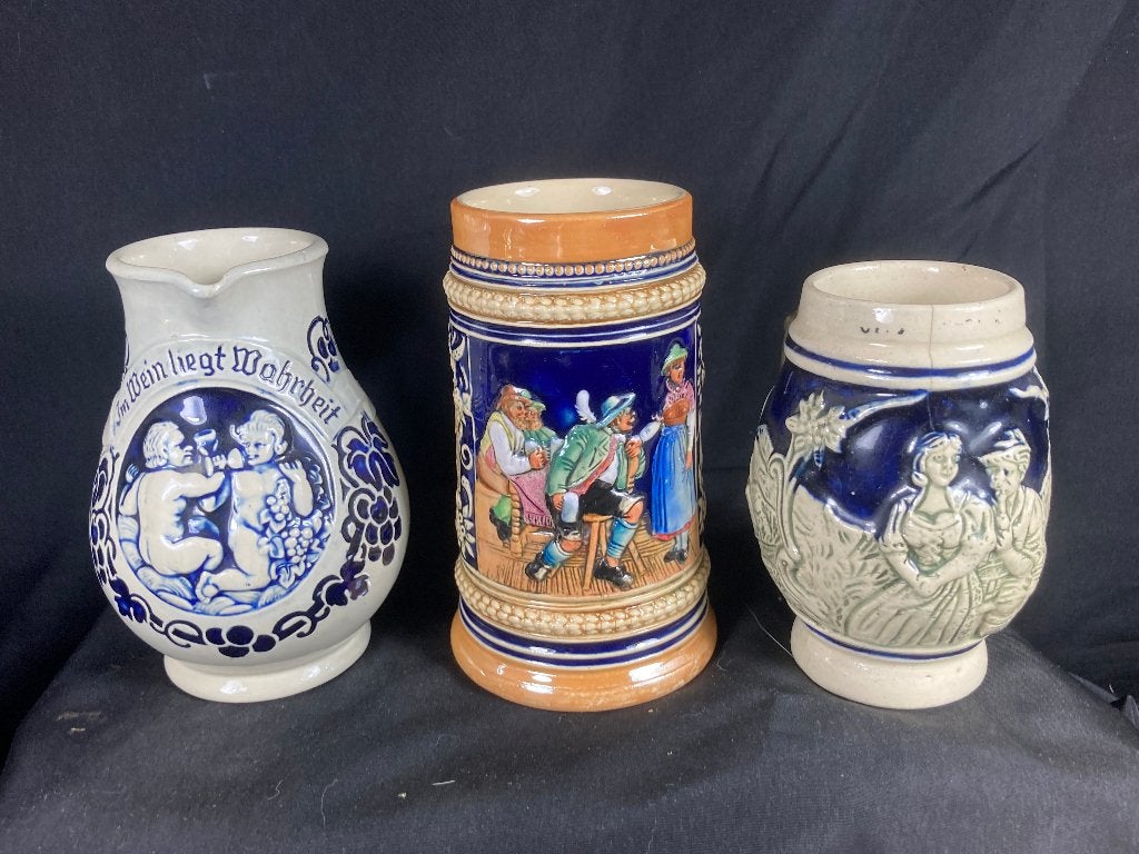 3 kleine bierpullen, Ophalen of Verzenden