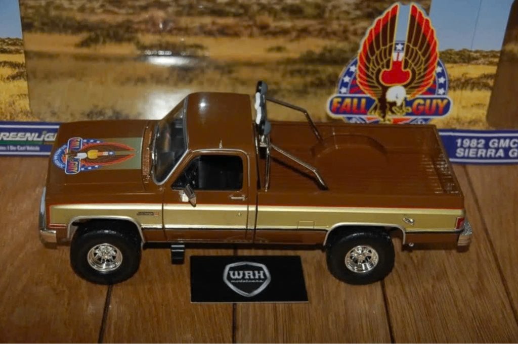 1:18 GMC K2500 SIERRA GRANDE FALL GUY GREENLIGHT in doos WRH, Hobby en Vrije tijd, Verzenden, Zo goed als nieuw, Auto, Overige merken