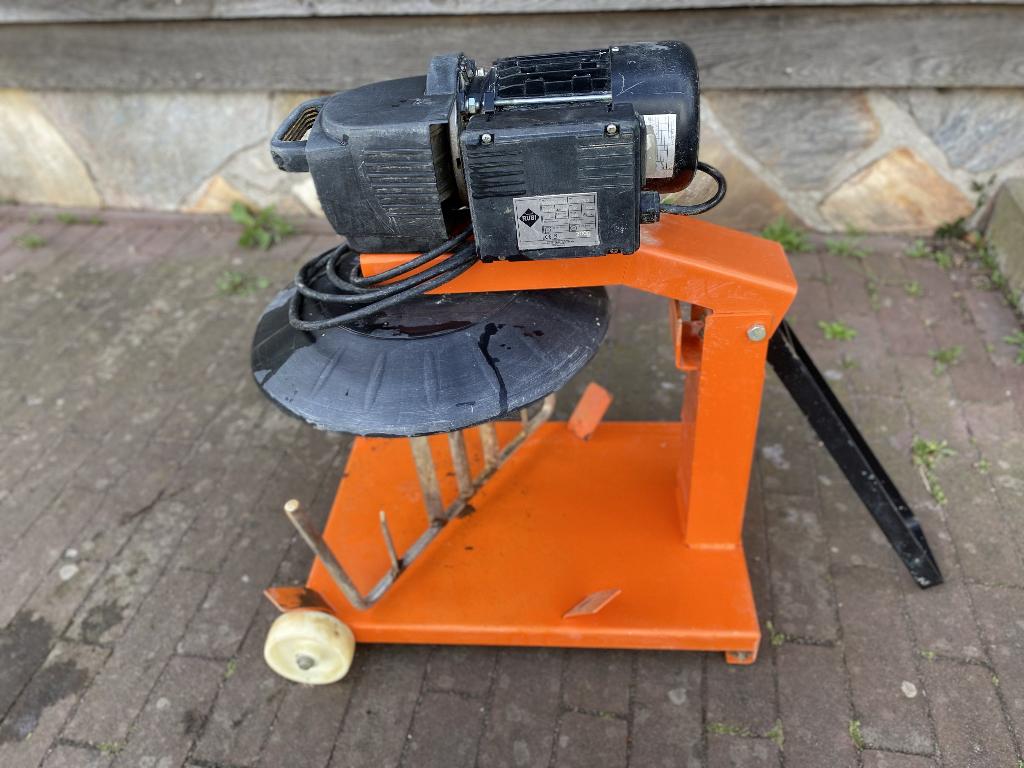 Rubi 50A kuipmixer, Ophalen, Gebruikt