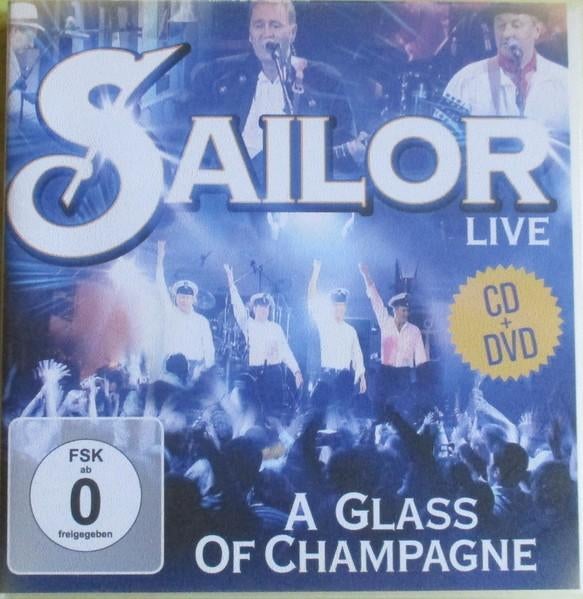 CD + DVD SAILOR - LIVE - A Glass of Champagne, Ophalen of Verzenden, Gebruikt