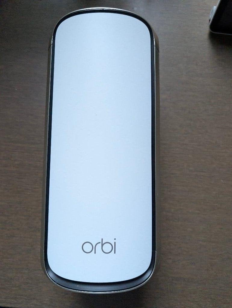 Netgear Orbi 970, Satelliet, Wit (RBE970), Ophalen of Verzenden, Zo goed als nieuw, Router, Netgear