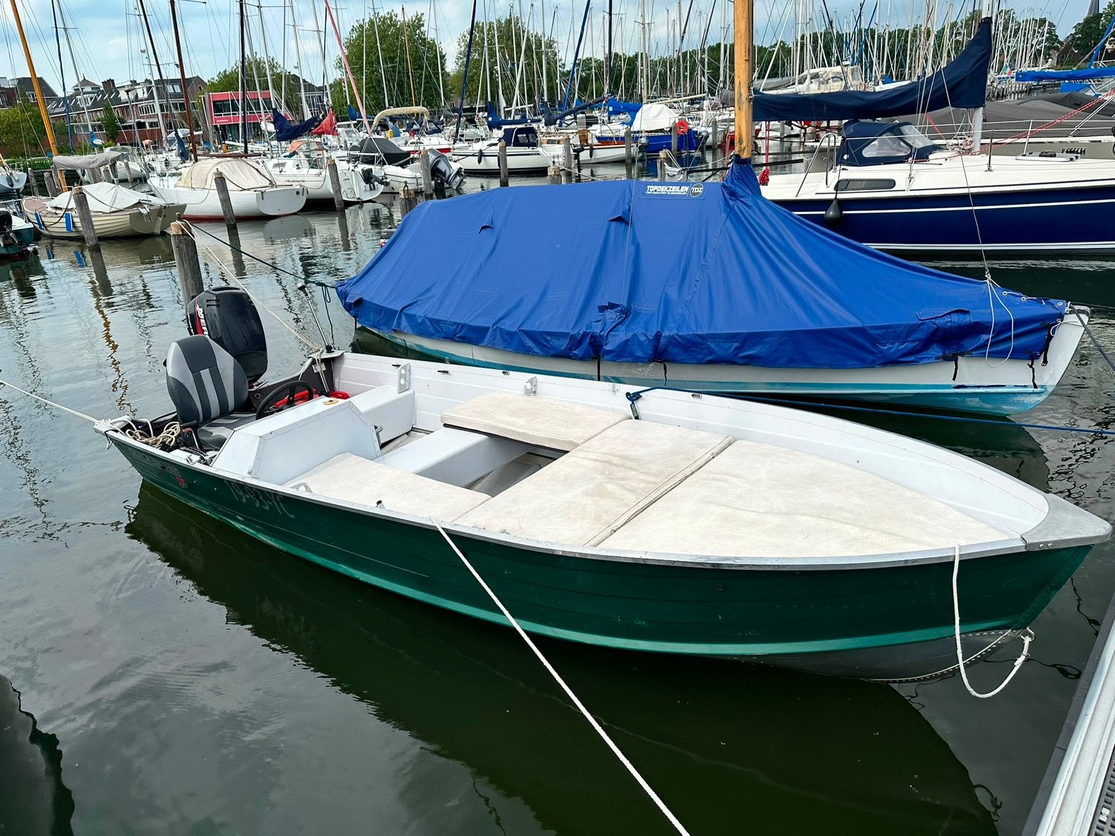 Console boot QuickSilver sf 500, Watersport en Boten, Speedboten, Ophalen, Viertaktmotor, Zo goed als nieuw, Minder dan 70 pk