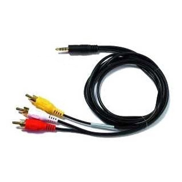 3,5 inch Jack naar Tulp Audio Video Kabel 3 meter