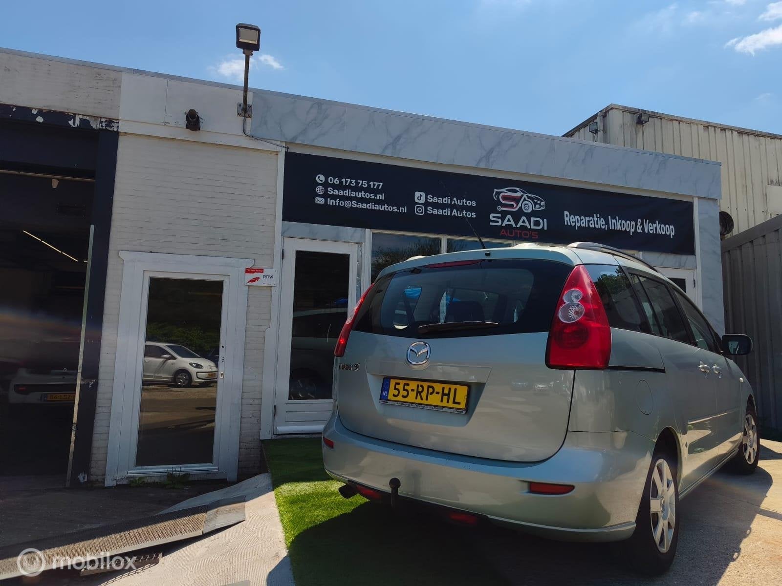 Mazda 5 1.8 Touring 7p, Gebruikt, 1370 kg, 4 cilinders, Origineel Nederlands