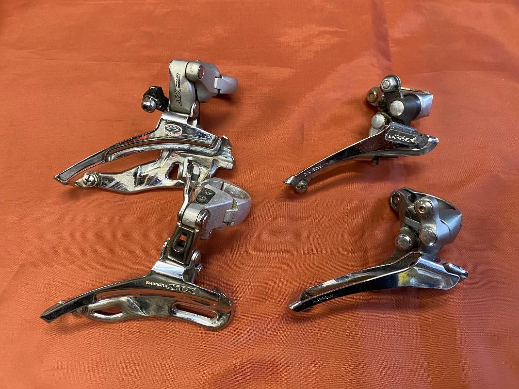 Oldtimer voor/achter derailleurs jaren 70 en nieuwer, Gebruikt, 26 inch, Heren, Aluminium