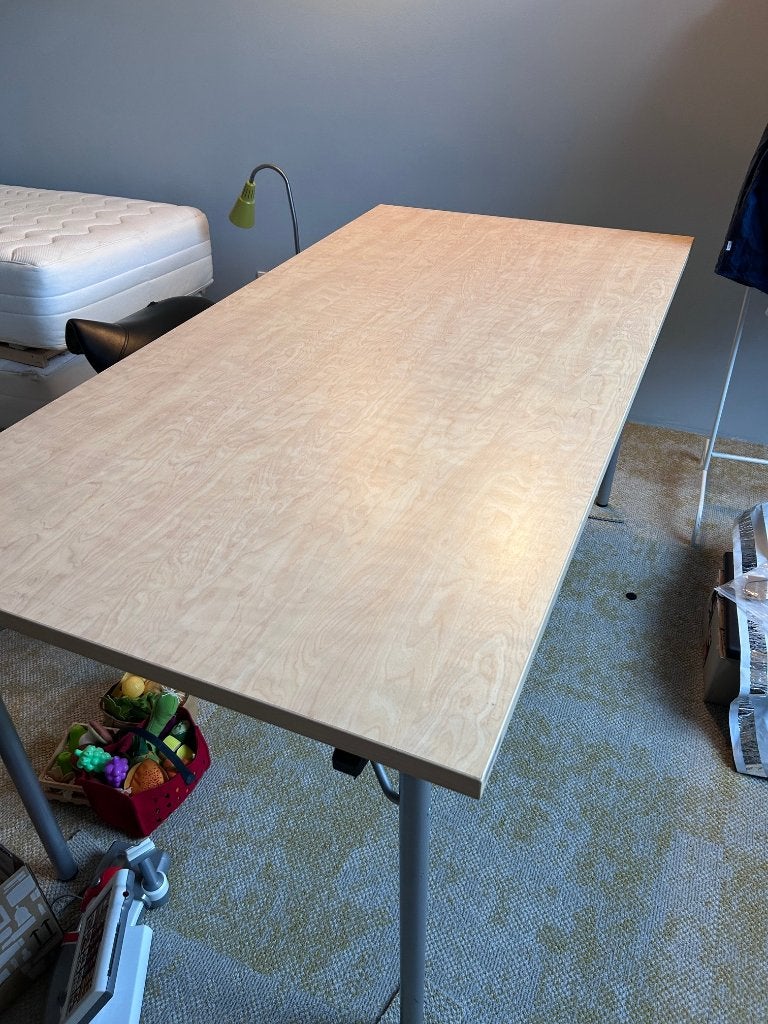 Wiesner Hager inklapbaar bureau (of tafel), Ophalen, Gebruikt, Hout, 80 cm
