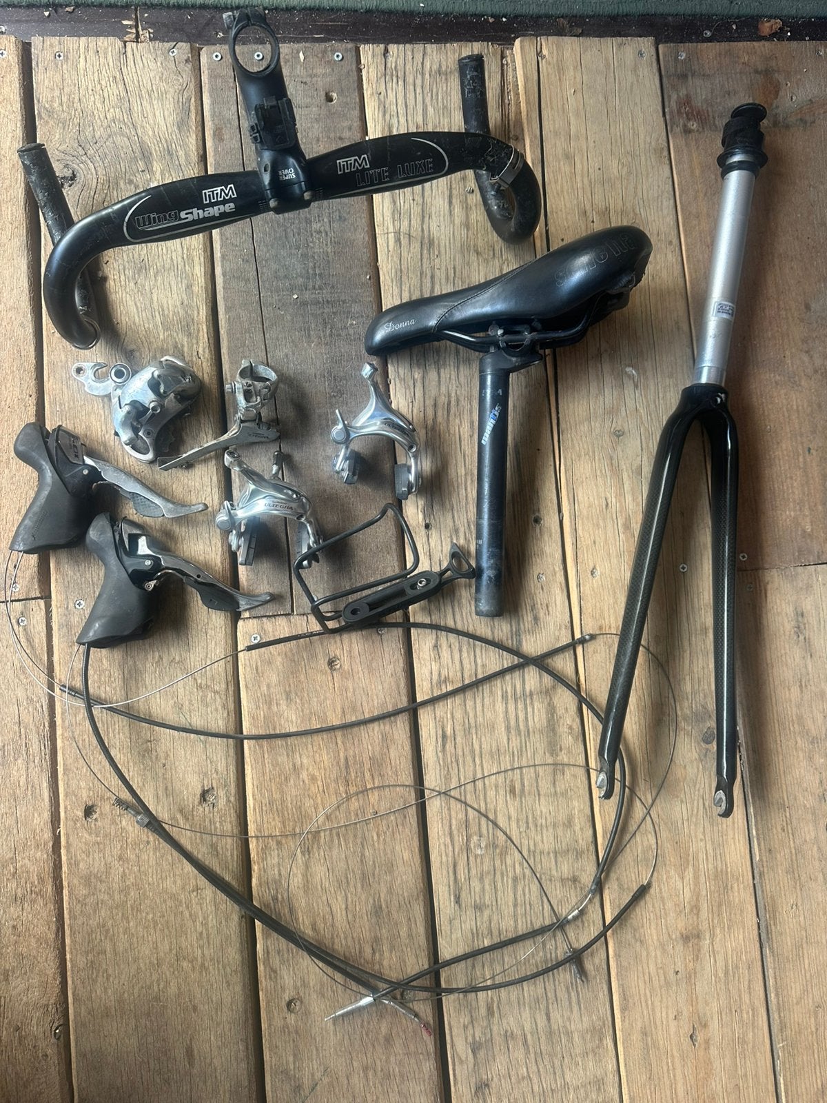 Racefiets onderdelen, Fietsen en Brommers, Ophalen, Frame, Zo goed als nieuw, Racefiets