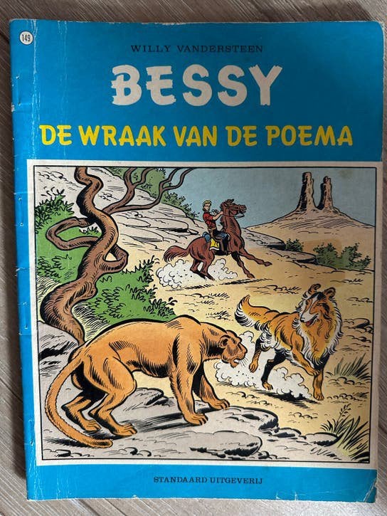 Bessy - De Wraak van de Poema (Willy Vandersteen), Eén stripboek, Ophalen of Verzenden, Gelezen