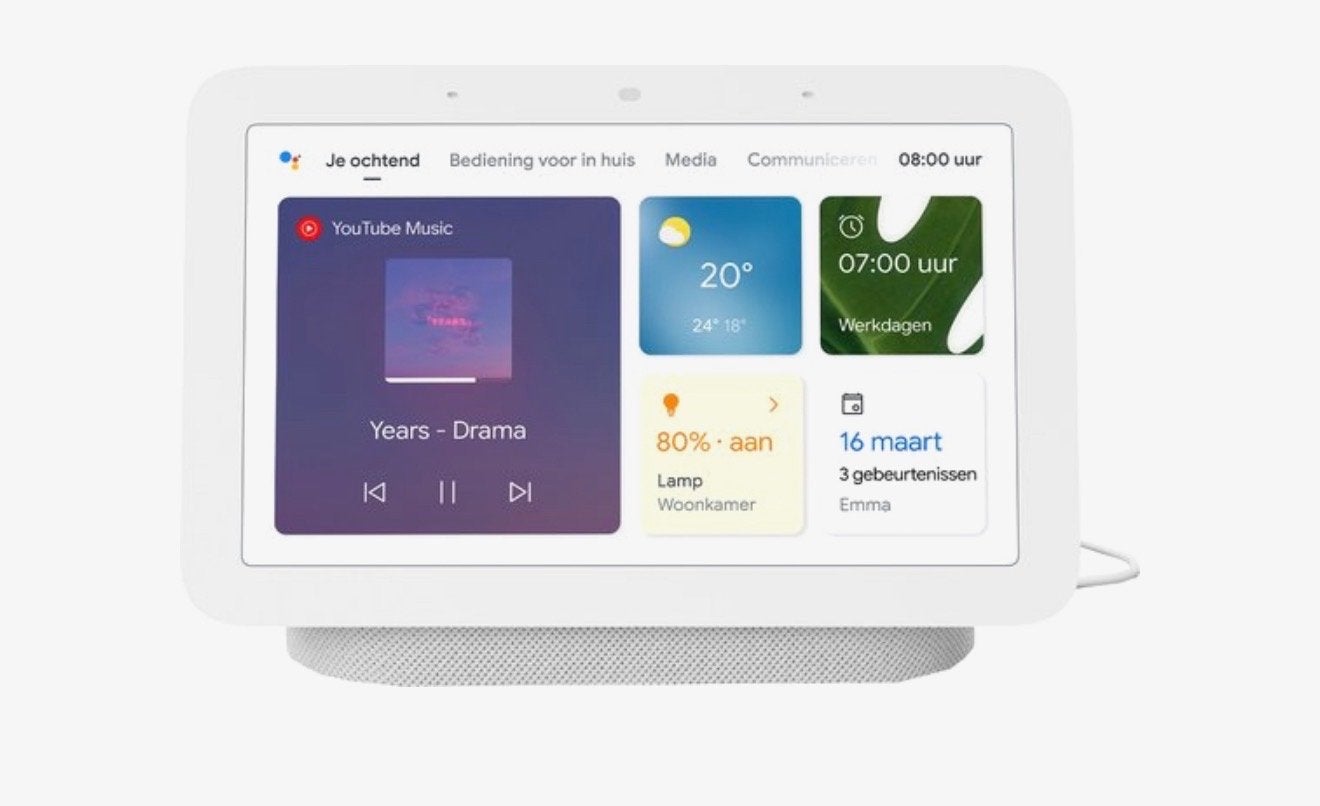 Google Nest Hub (2e generatie) - Smart Display 3 stuks, Overige merken, Overige systemen, Ophalen of Verzenden, Zo goed als nieuw