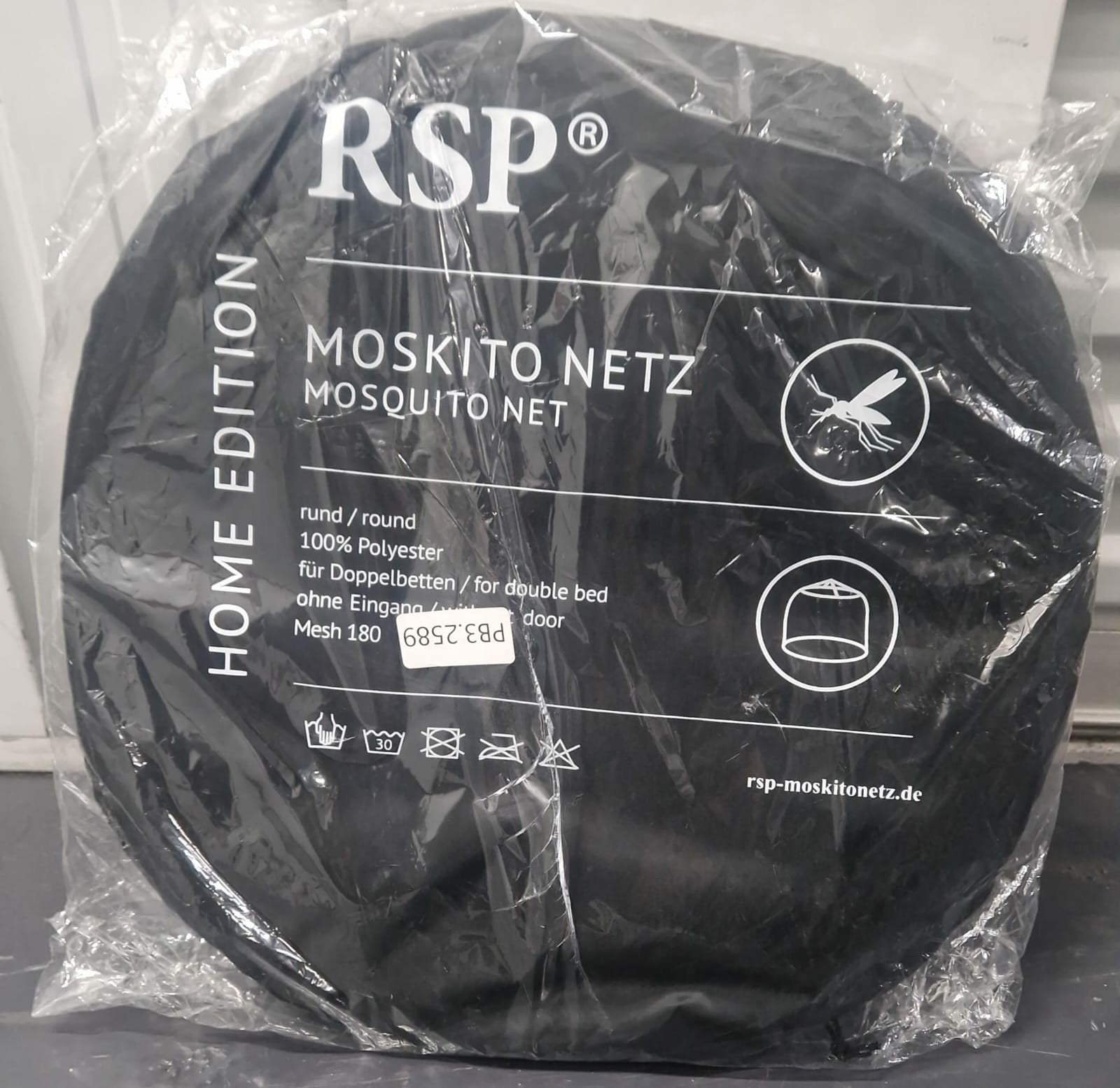 RSP Moskitonet: Rond muggennet voor tweepersoonsbed, Caravans en Kamperen, Ophalen of Verzenden, Nieuw