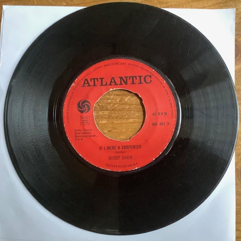Bobby Darin - If I were a carpenter / Rainin', Gebruikt, 7 inch, Ophalen of Verzenden, Pop