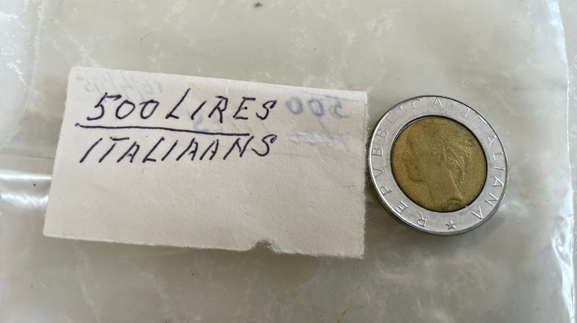 Italiaanse 500 lire munt te koop, Ophalen of Verzenden, Italië, 2 euro