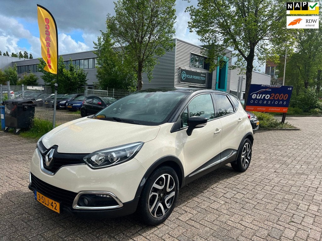 Renault Captur 1.2 TCe Dynamique - AUTOMAAT - NAVIGATIE !, Euro 5, Stof, Zwart, 4 cilinders